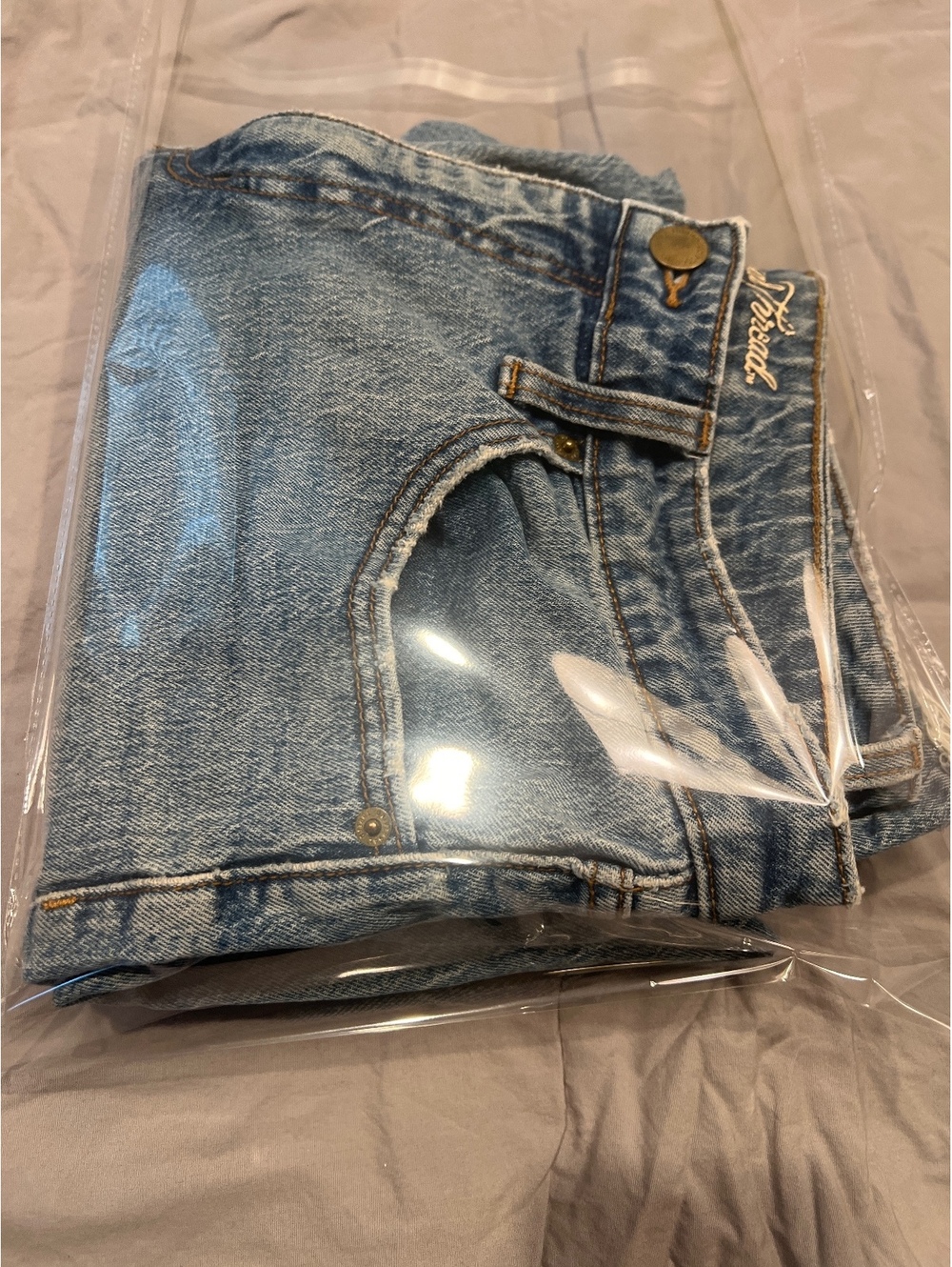 Universal Thread Distressed Straight-Leg Jeans 14W - Picture 7 of 7